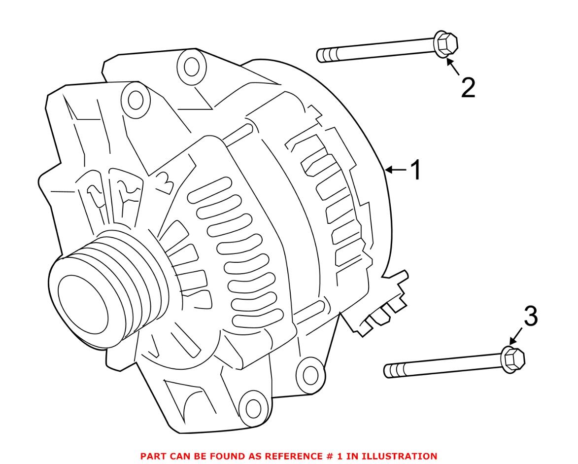 BMW Alternator 12318614276